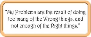 right and wrong